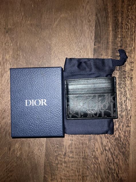 dior card holder men price|christian dior men's wallet prices.